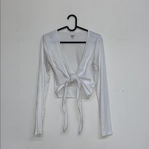 Sunday Best Wrap Crop Top